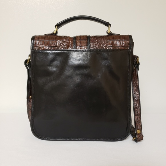 Brahmin VTG Leather Crossbody Handbag - Picture 6 of 8